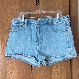 Abercrombie & Fitch Light Blue Jean Shorts